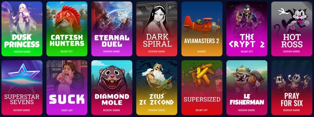 Spinchester Casino affiliate-landingspagina voorbeeld